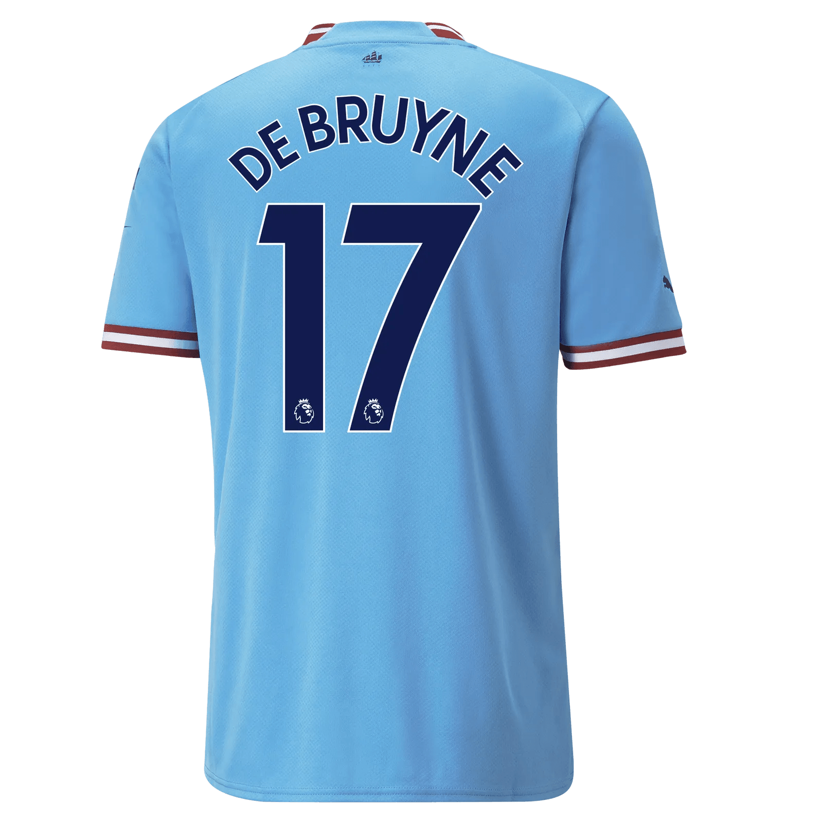 Puma 2022-23 Manchester City Home Jersey - Light Blue-Intense Red