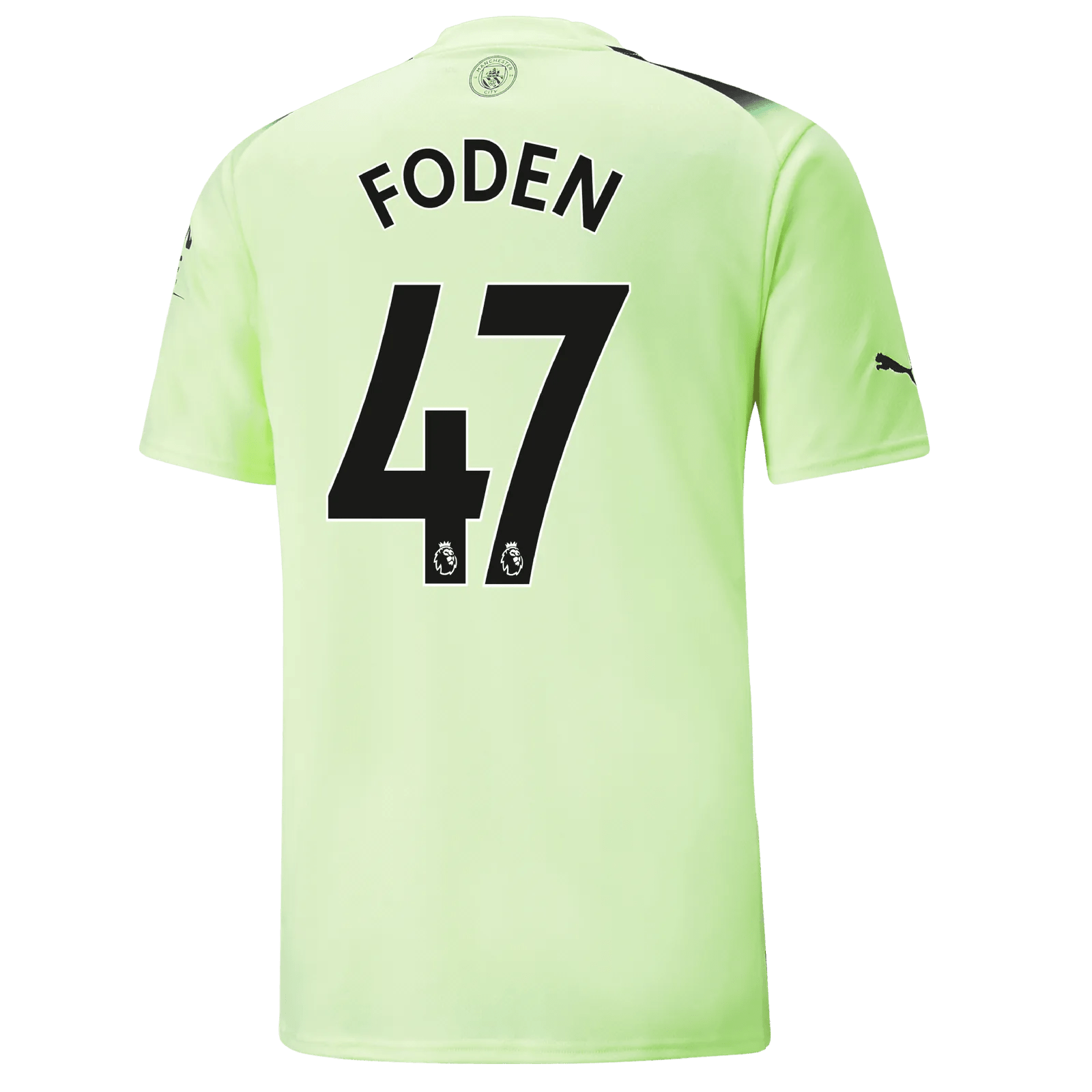 Puma 2022-23 Manchester City Third Jersey - Fizzy Light-Parisian Night