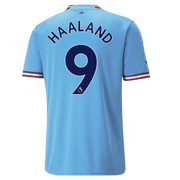 Puma 2022-23 Manchester City Youth Home Soccer Jersey - Light Blue