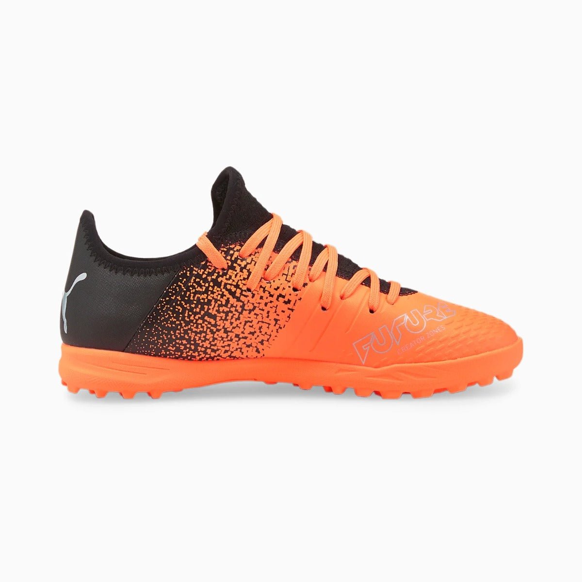 Puma Junior Future 4.3 Turf - Neon Citrus-Silver-Black