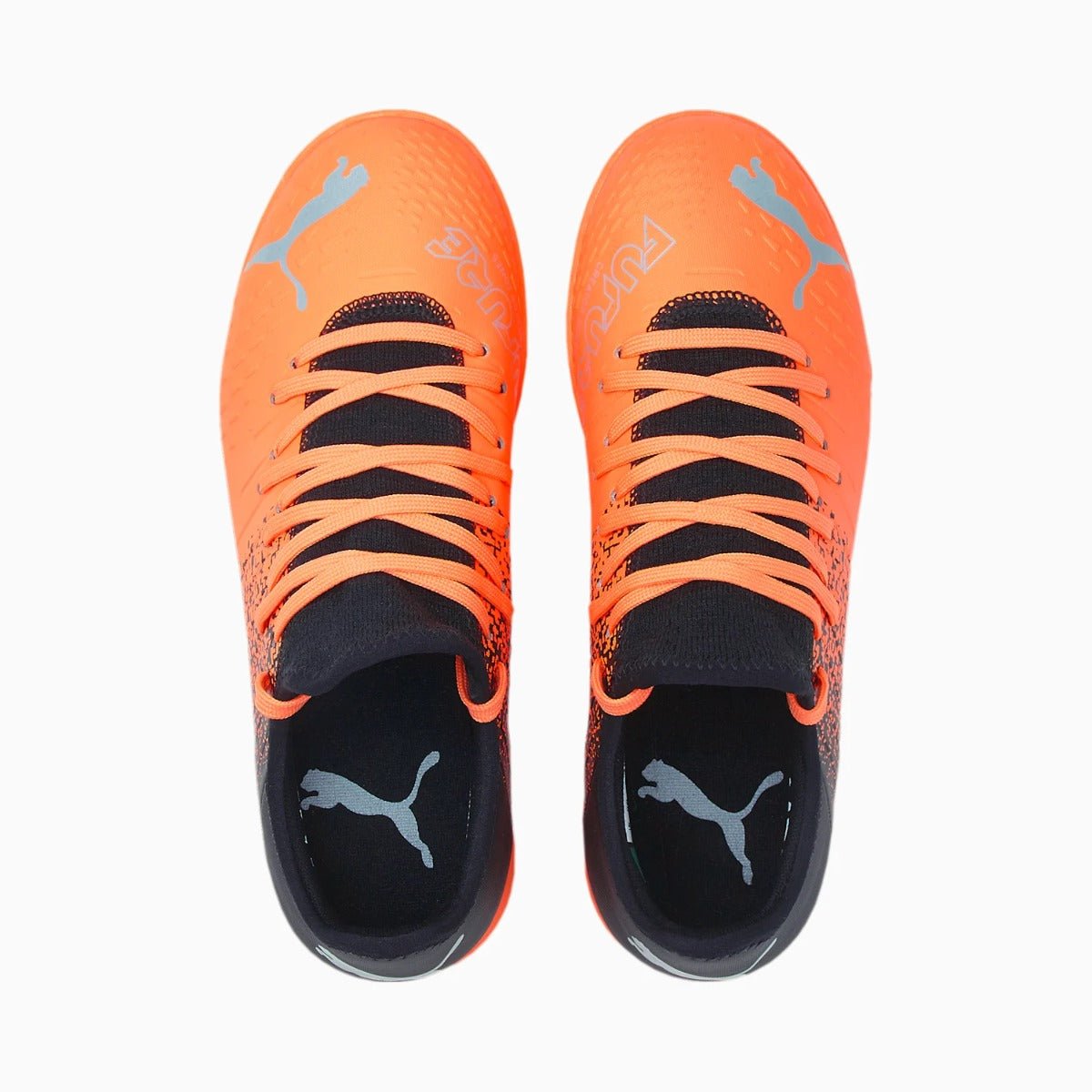 Puma Junior Future 4.3 Turf - Neon Citrus-Silver-Black