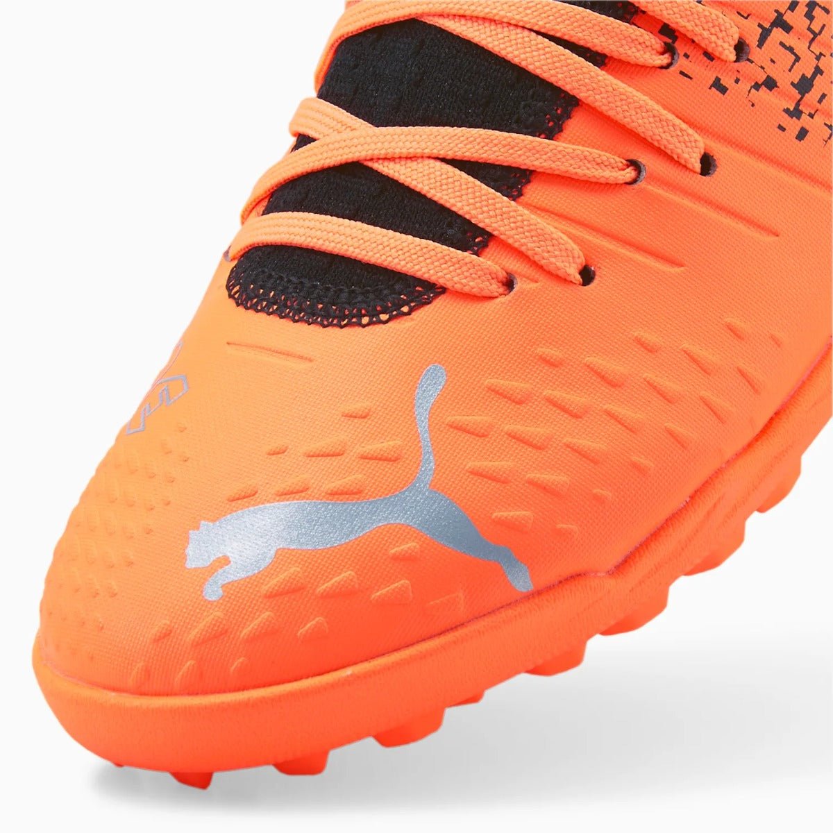 Puma Junior Future 4.3 Turf - Neon Citrus-Silver-Black