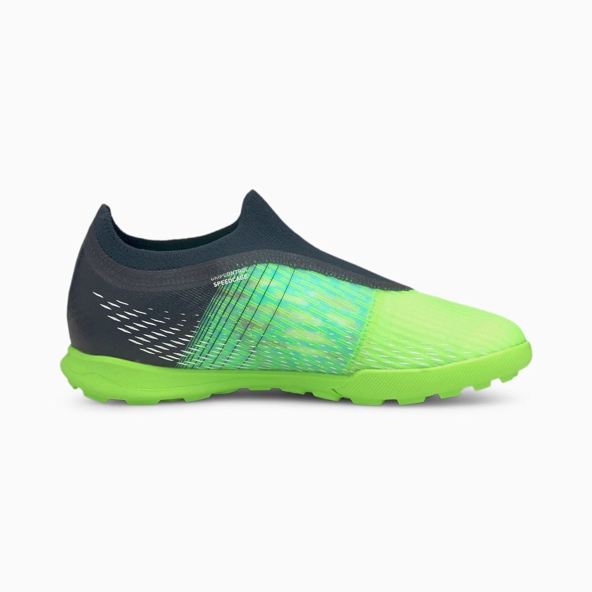 Puma Junior Ultra 3.3 Turf - Green Glare-Aqua