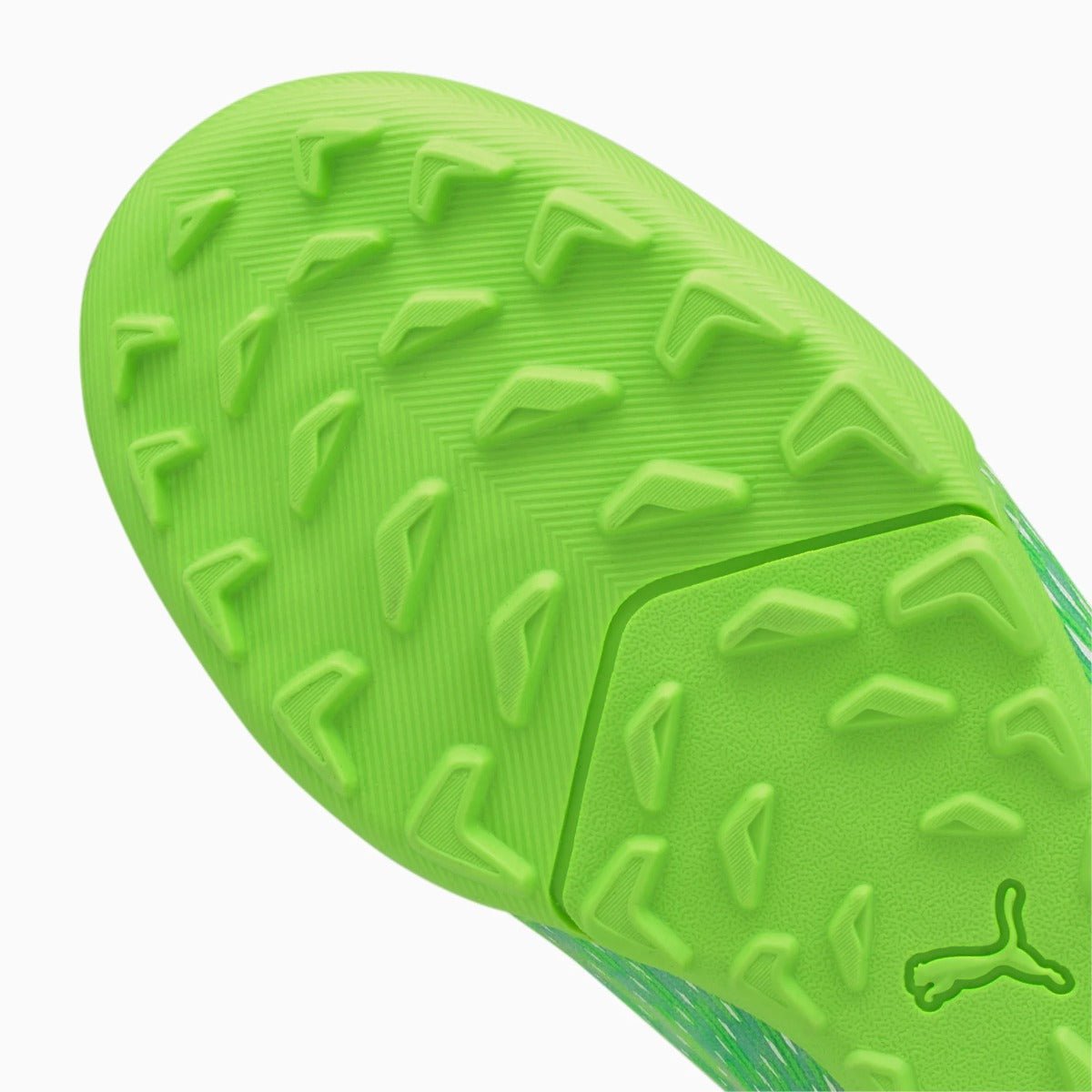 Puma Junior Ultra 3.3 Turf - Green Glare-Aqua