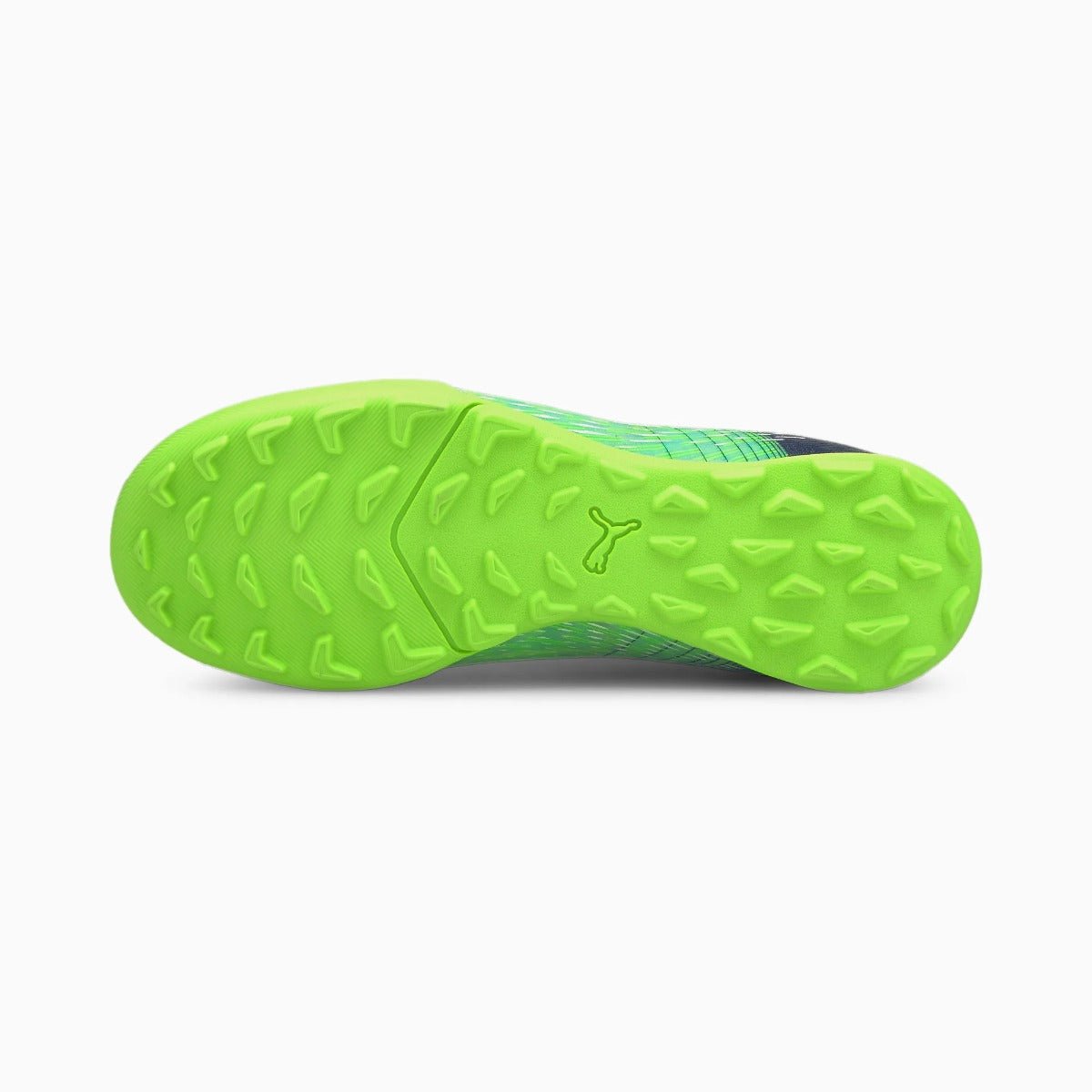 Puma Junior Ultra 3.3 Turf - Green Glare-Aqua