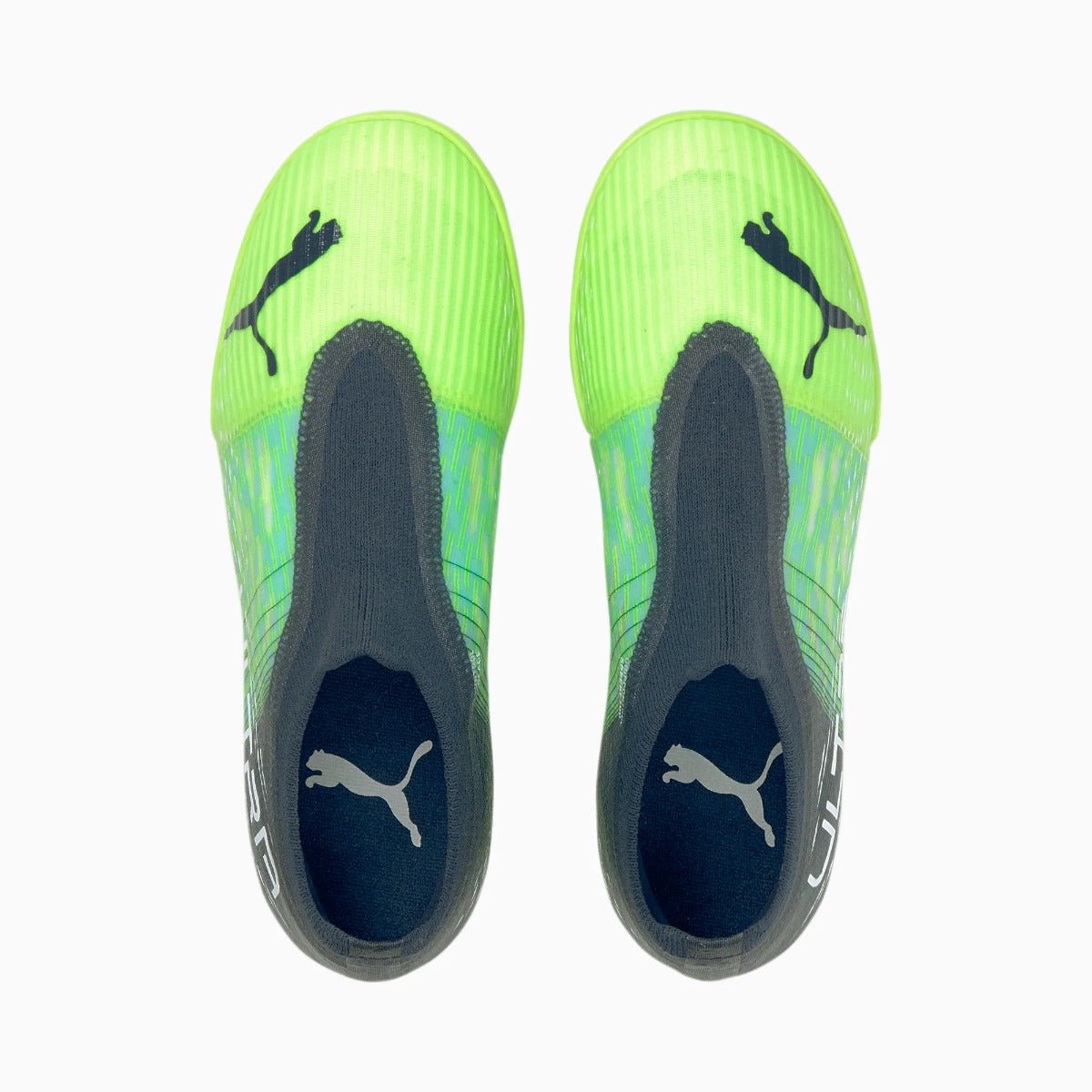 Puma Junior Ultra 3.3 Turf - Green Glare-Aqua