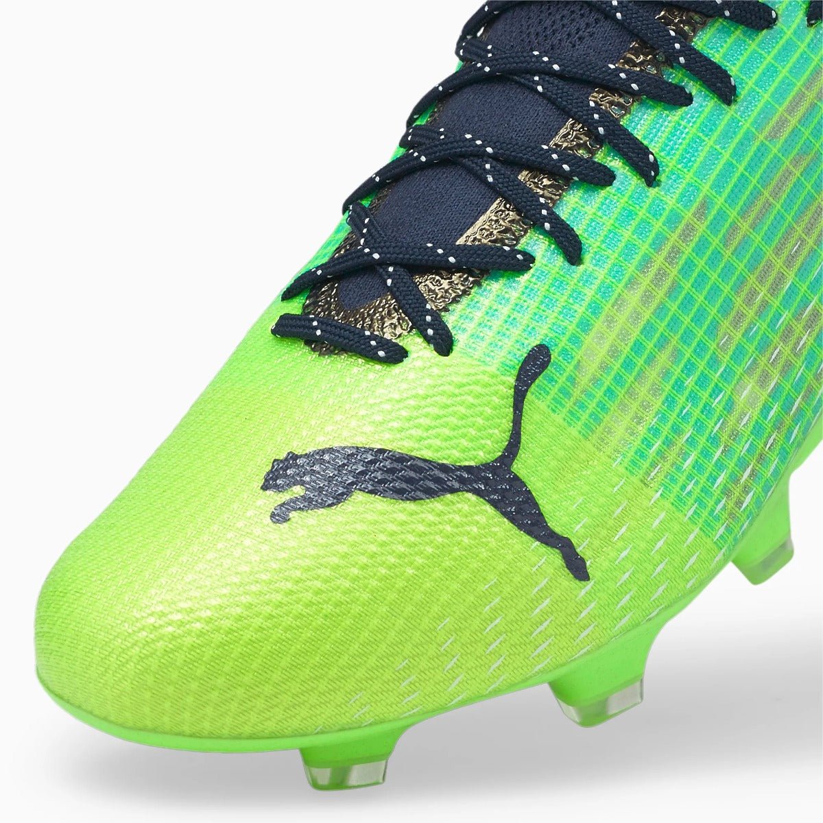 Puma Ultra 1.3 FG-AG - Green Glare-Aqua Soccer Cleats – ProSoccer