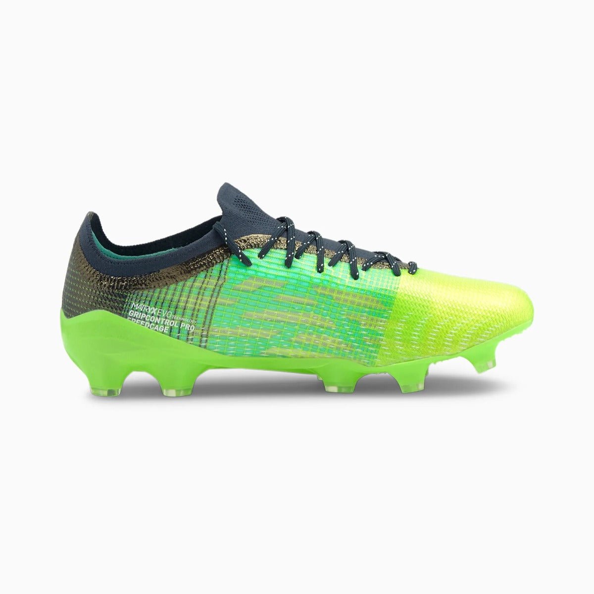 Puma Ultra 1.3 FG-AG - Green Glare-Aqua Soccer Cleats – ProSoccer