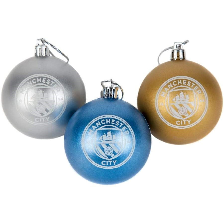 Manchester City Ornament Set (3 Pc)