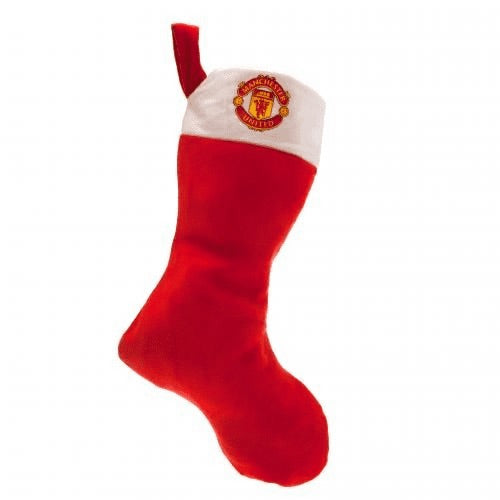 Manchester United Team Crest Stocking  - Red