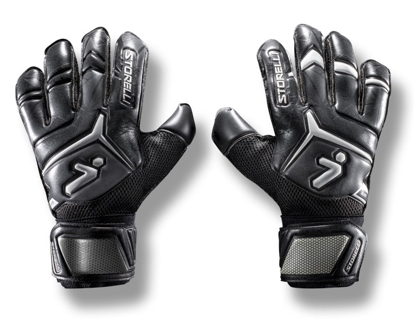 Storelli Gladiator 2.0 Elite Glove - Black/Silver (No-Spines)
