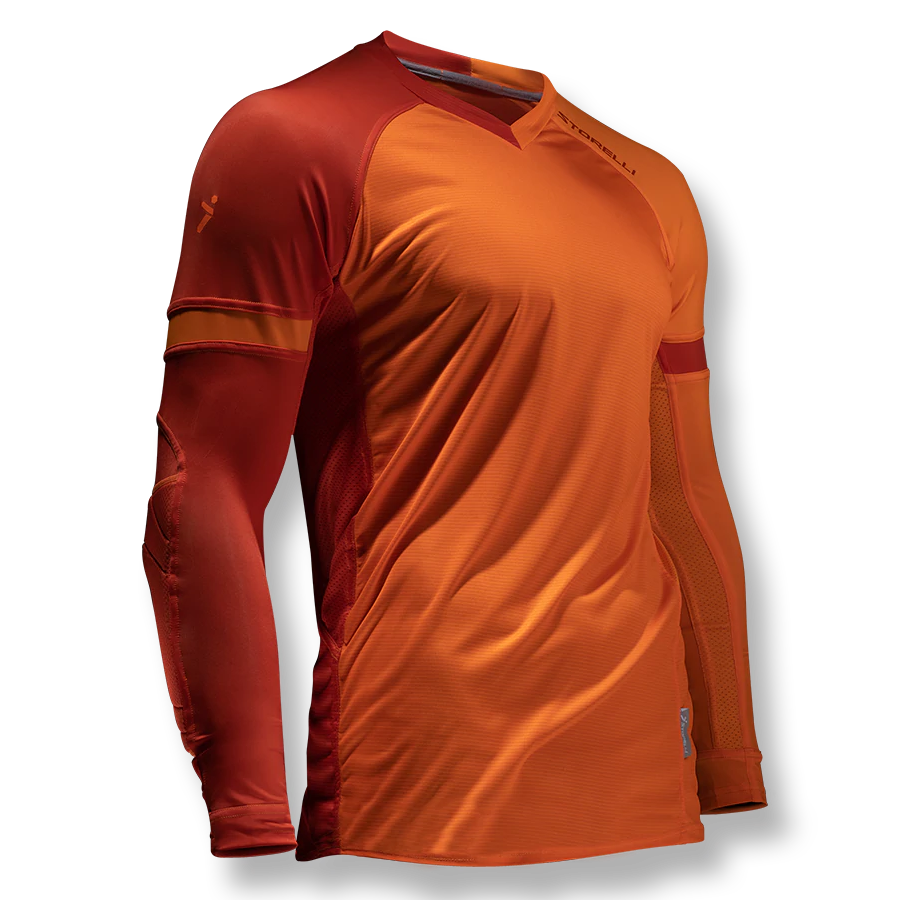 Storelli Youth Exoshield Gladiator Goalkeeper Jersey - Orange (Front)