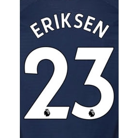 Tottenham 2019/20 Away Eriksen #23 Jersey Name Set