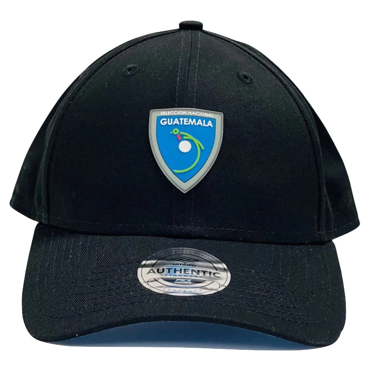 Umbro Guatemala Structured Snapback Hat - Black-White (Front)