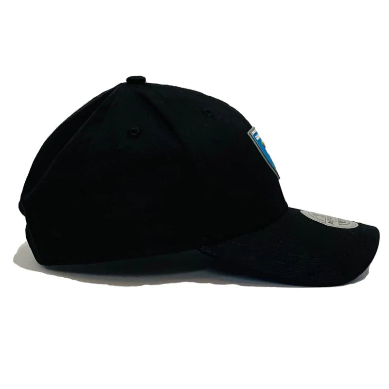 Umbro Guatemala Structured Snapback Hat - Black-White (Side)