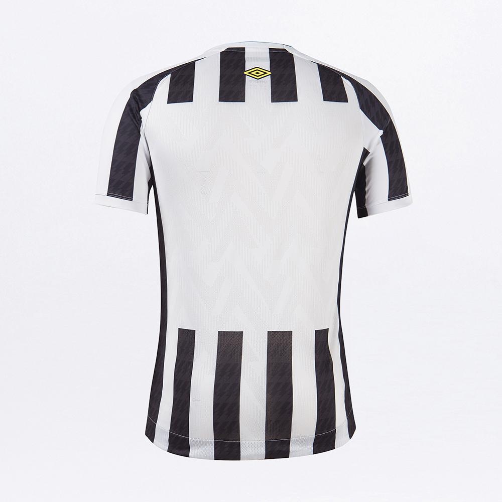 Umbro 2021-22 Santos Away Jersey - Black-White (Back)