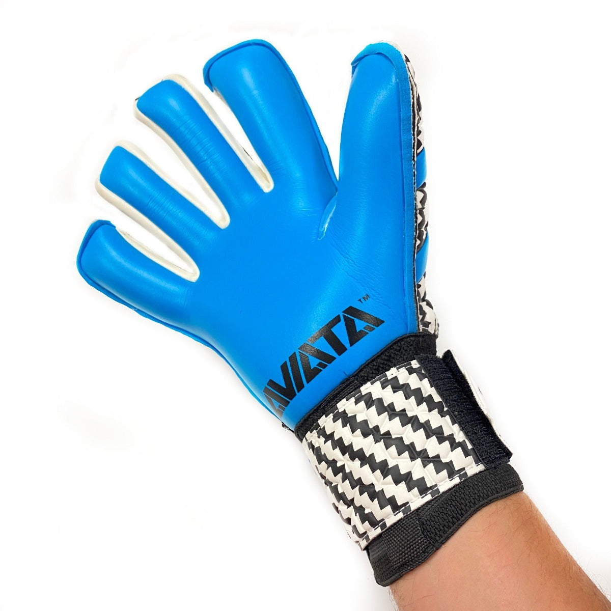 Aviata Viper Electrik Storm GK Gloves - White-Black-Blue